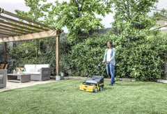 Garland Roll&Comb 502E-V19 - Peinadora/Barredora césped artificial eléctrica enchufable - 1.600 W de potencia, 15'6 kg de peso, ancho de trabajo 40 cm