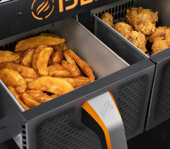 28-Inch 2-Burner Griddle with Electric Air Fryer and Hood