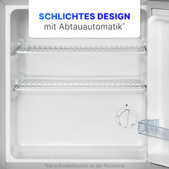 Bomann Mini Kühlschrank 42 Liter | Getränkekühlschrank klein für Büro, Camping und Gaming | kleiner Kühlschrank leise 39 dB | Minibar mit wechselbarem
