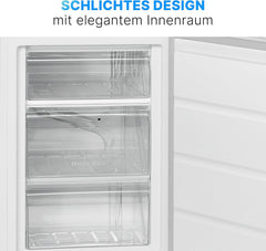 Bomann Gefrierschrank 85L Nutzinhalt, Gefrierschrank klein mit 3 Schubladen, wechselbarer Türanschlag, Freezer mit 4 Sterne-Kennzeichnung, leise &