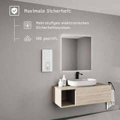 STIEBEL ELTRON Neueste Generation Elektronischer Durchlauferhitzer DHB 27 ST Trend, besonders energiesparend dank 3i-Technologie, gradgenaue