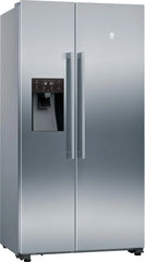 Balay - Frigorífico Americano XXL, NoFrost, Dispensador de Agua y Hielo, Cajones Fresh, Acero Inoxidable, 3FAE494XE