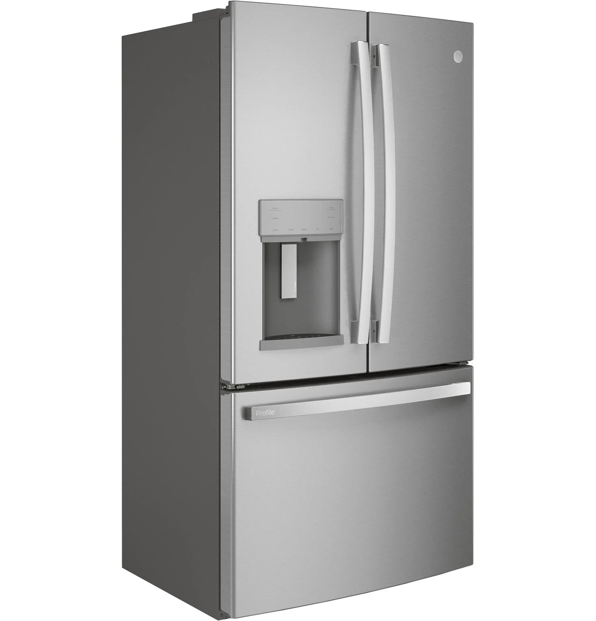 2025 Refrigerador French Door GE Profile Series ENERGY STAR de 27.7 pies cúbicos, resistente a huellas dactilares, con llenado automático manos libres