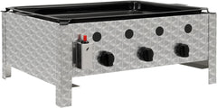 BBQ-Toro Edelstahl Gastrobräter | 3-flammig | 64 x 52 x 27 cm | Gastrogasgrill, Wurstbrater, Tisch Grill | Gastrogrill, Tischgasgrill, Gastischgrill,