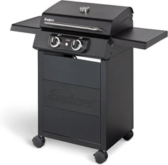 Enders Elektrogrill eCRAVE 2, mit Gussrost, Grillwagen mit viel Stauraum, SIMPLE CLEAN Reinigungssystem, 2 leistungsstarke Heizelemente, formstabile