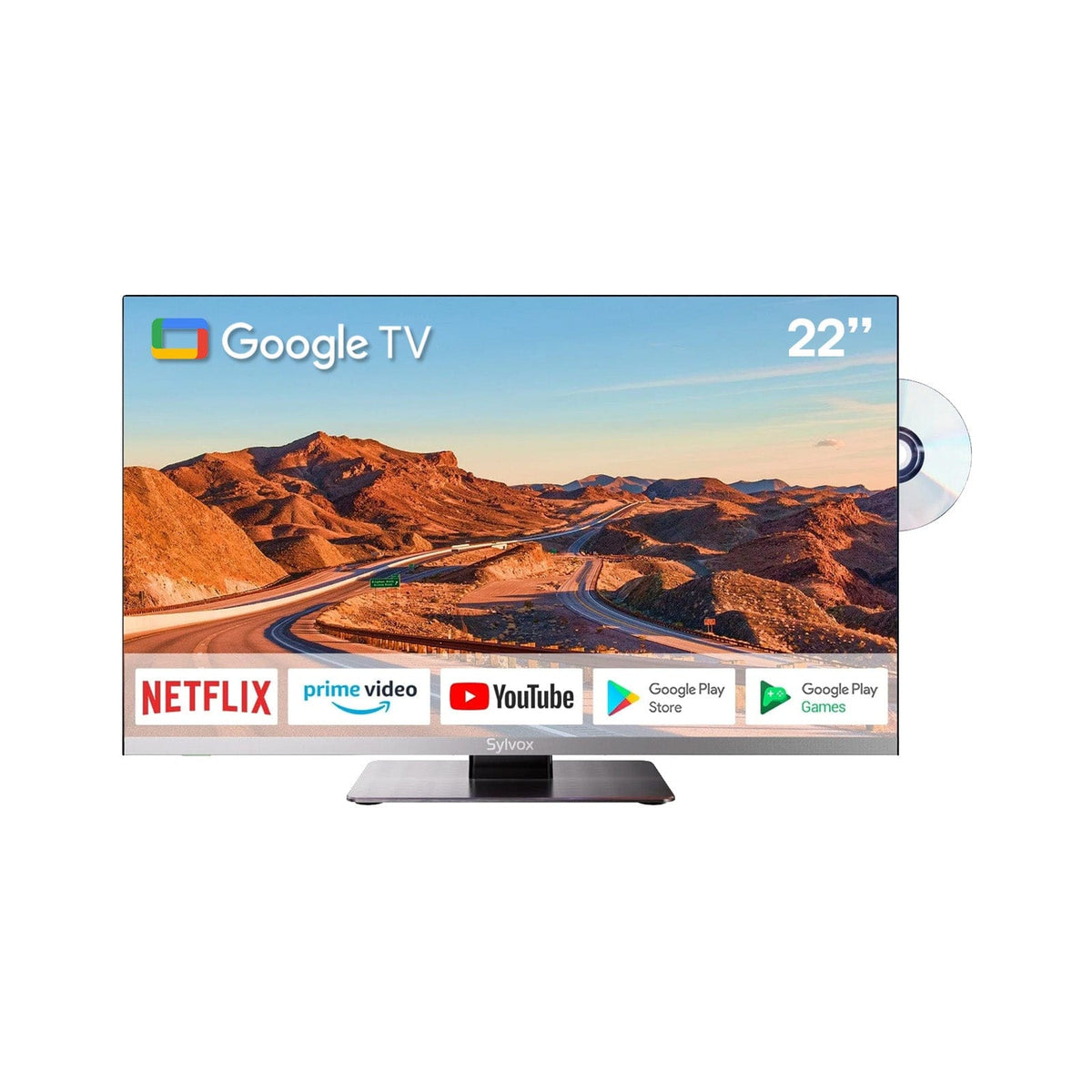 22" Smart 12V RV TV - Limo Series (With DVD Combo)
