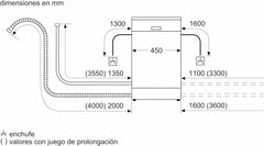 Balay Lavavajillas 3Vn4010Ba 45 Cm, Libre instalación, Blanco