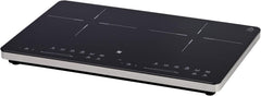 WMF Kult X Doppel- Induktionskochfeld 2 Platten, Kochplatte bis 28 cm, 2 Kochzonen, 8 Stufen, Topferkennung,Touch-Display, Glaskeramik, Timer-Funktion