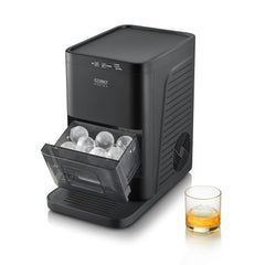 CASO IceBall Pro Eiskugelbereiter mit Kompressor - Kristallklare Eiskugeln 50-55 mm, 2 Kugeln/Stunde, 1,3 l Wassertank, Selbstreinigung, LED-Anzeige,